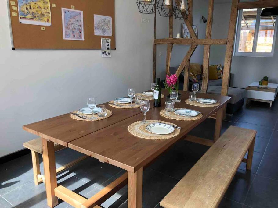 Maison Sur La Place Du Village D'Ourville En Caux Eksteriør billede